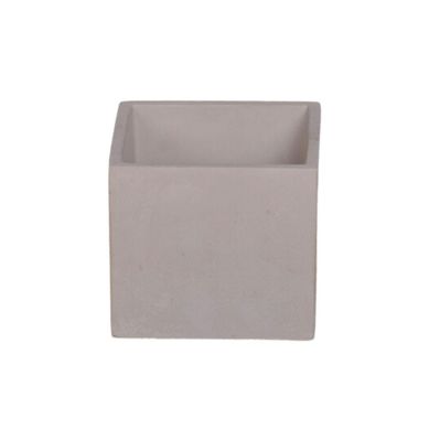 Macetero de cemento cuadrada 10 cm
