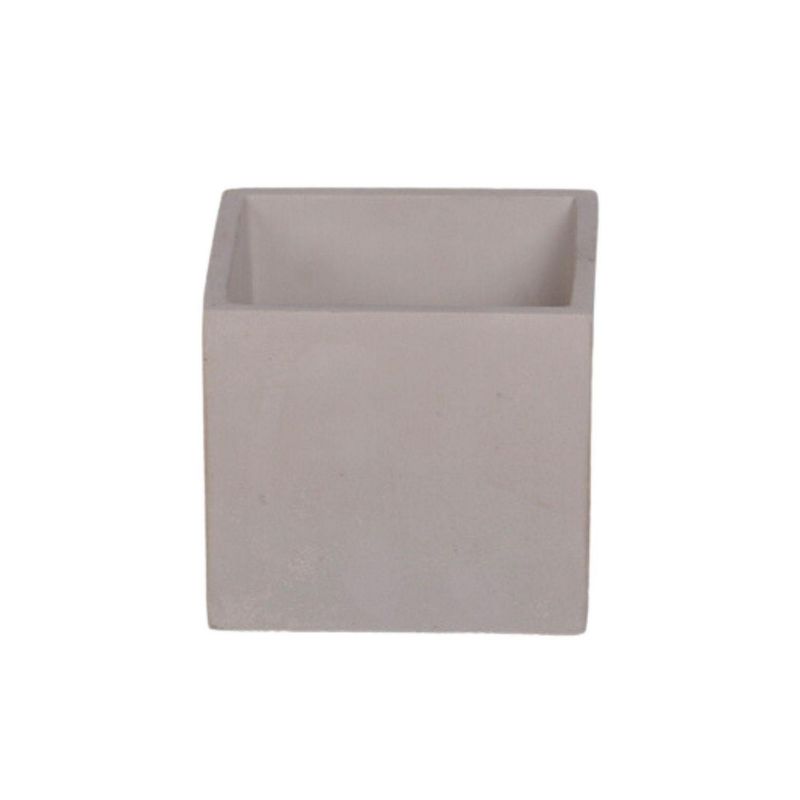 POTTERY - Macetero de cemento cuadrada 10 cm