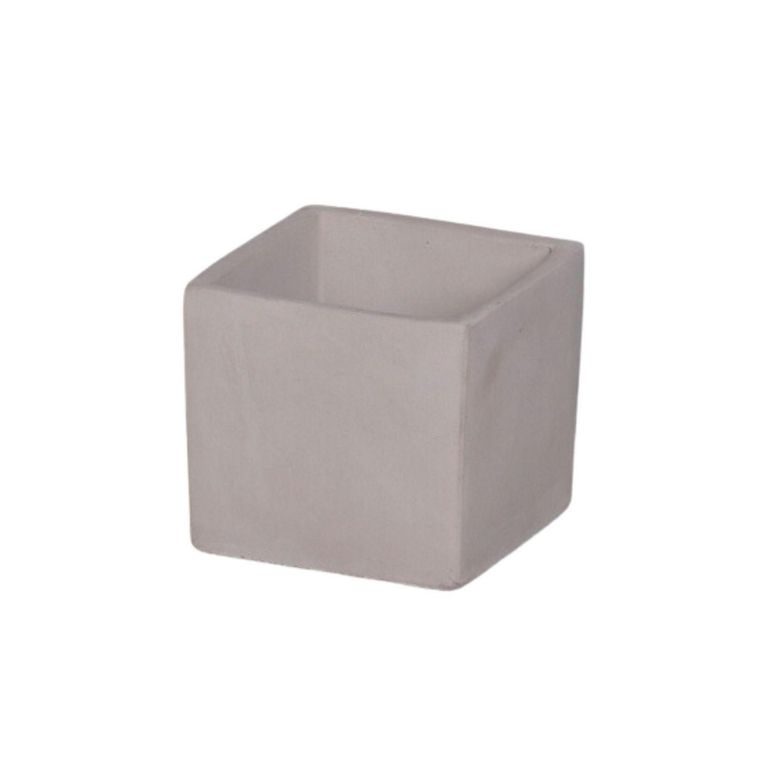 Macetero de Cemento 7.7x7.7 cm Gris