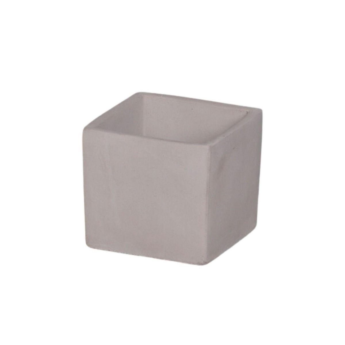 POTTERY - Macetero de Cemento 7.7x7.7 Gris