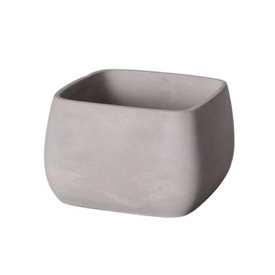 Macetero de cemento cubico 16 cm