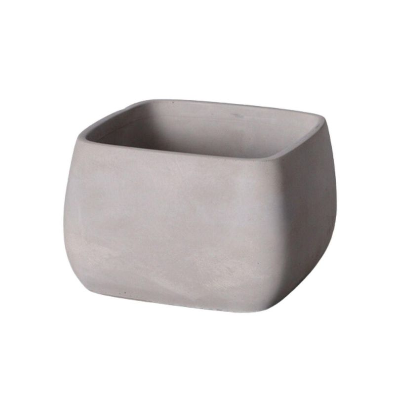 POTTERY - Macetero de cemento cubico 16 cm
