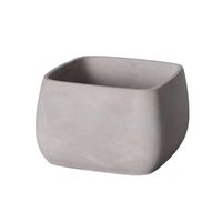 Macetero Cúbico de Cemento 11.5x7.3 Gris