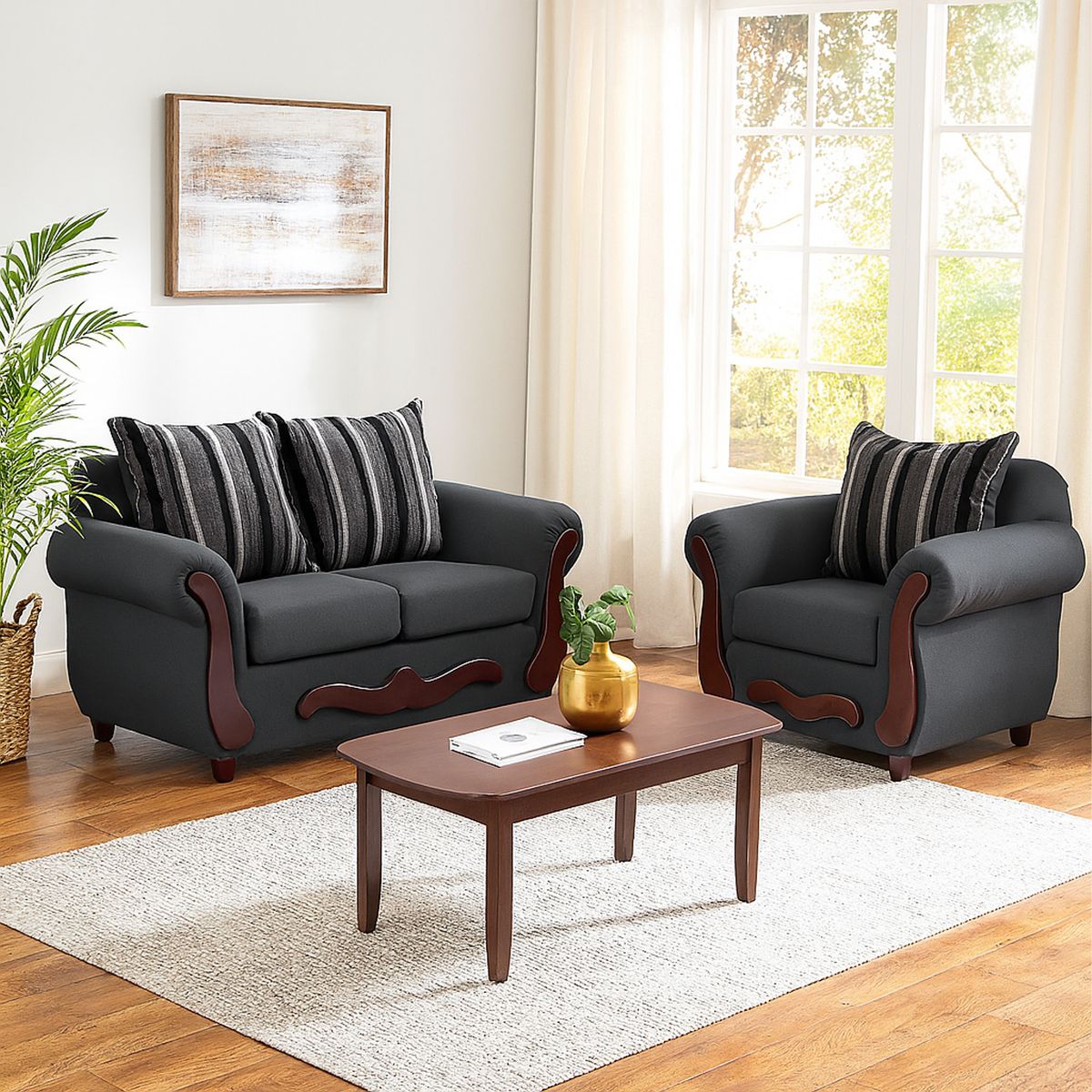 DKORA - Sofá Kenny 2 cuerpos