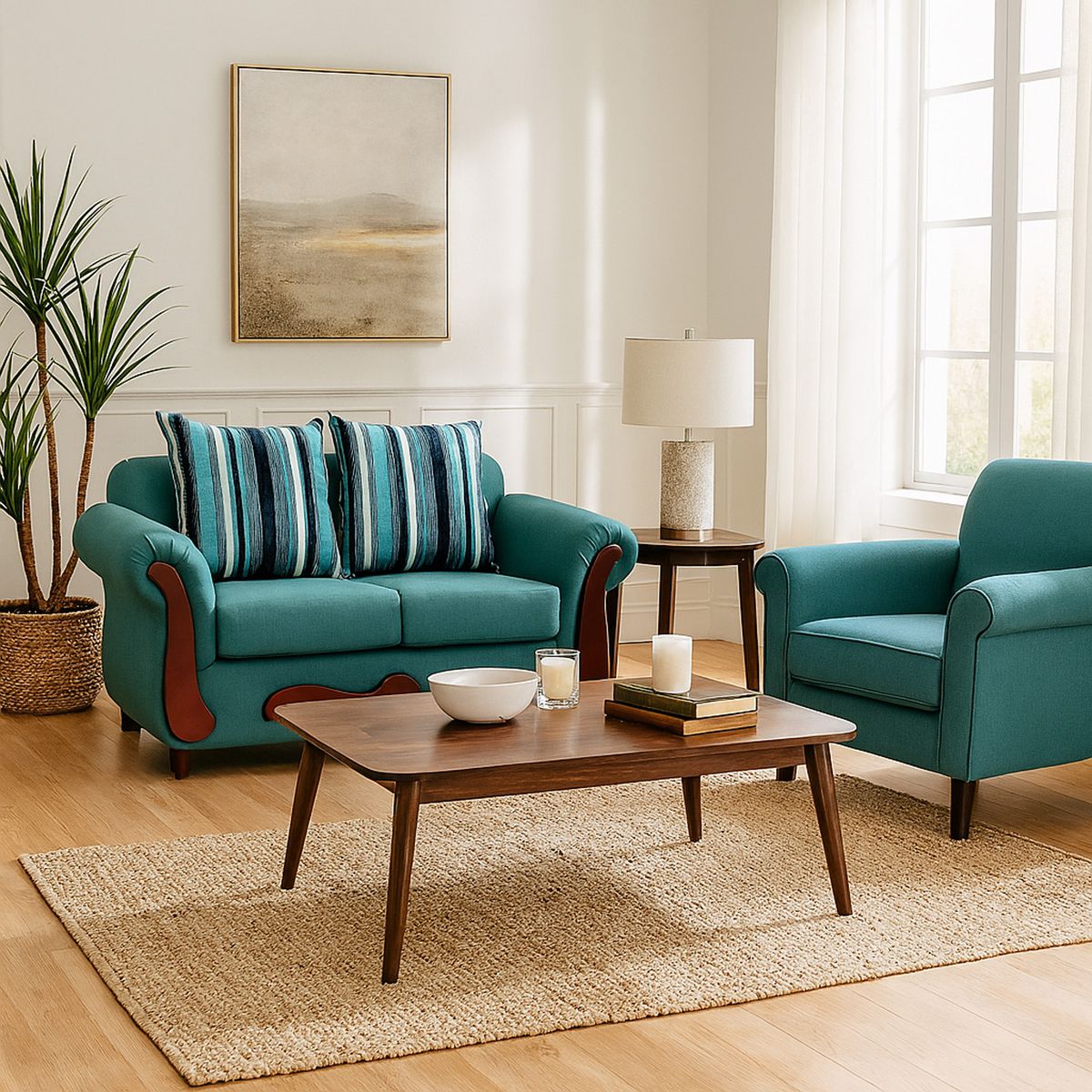 DKORA - Sofá Kenny 2 cuerpos