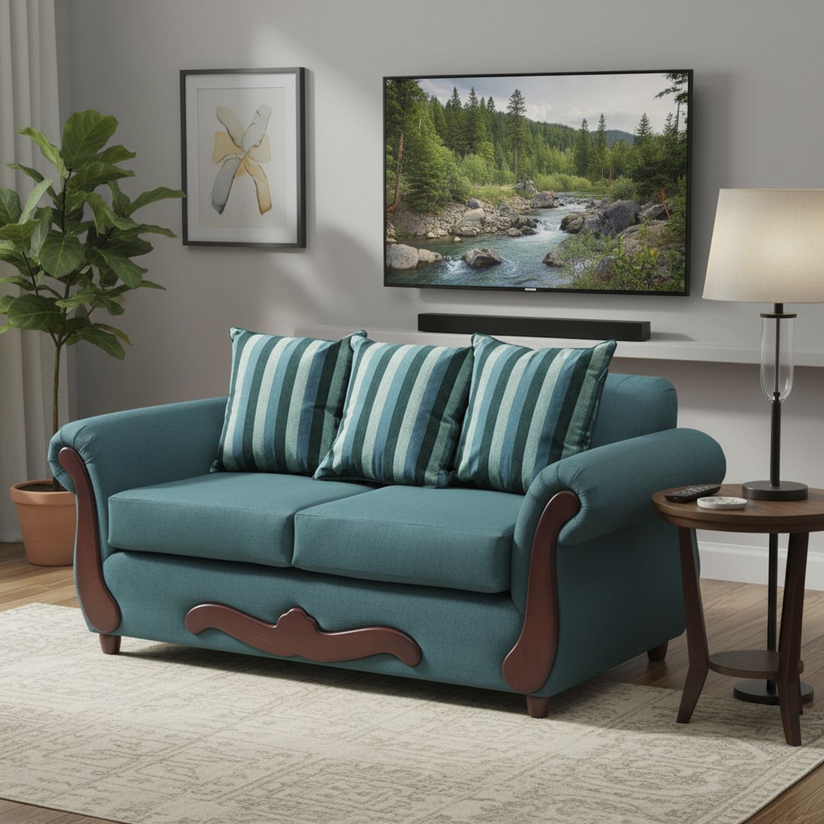 DKORA - Sofá Kenny 3 cuerpos