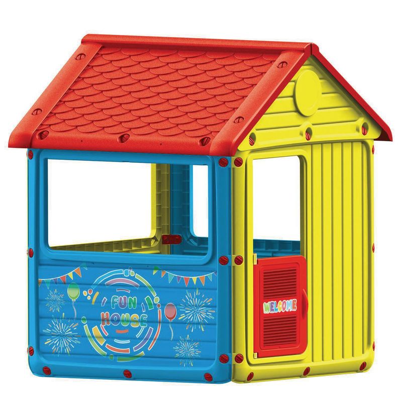 DOLU - Casa de Juego Mi Primera Casa 105x125x100 cm Multicolor Desde 2 años