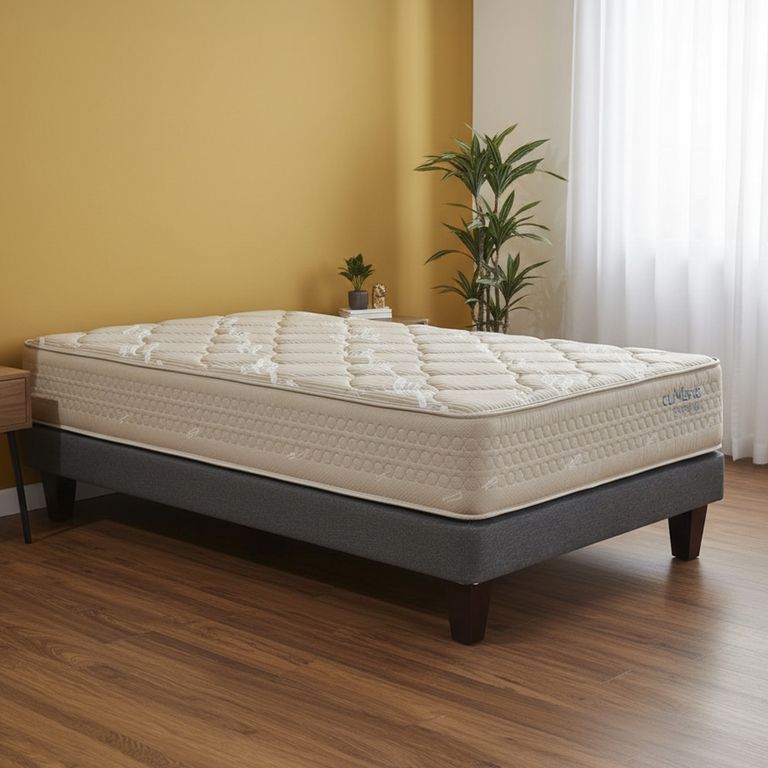Cama 1.5 plazas Europea High Resilience Cumbre Beige