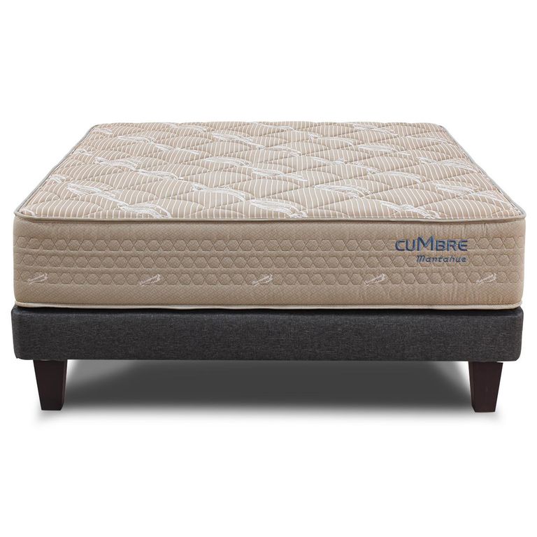 Cama 2 plazas Europea High Resilience Cumbre Beige