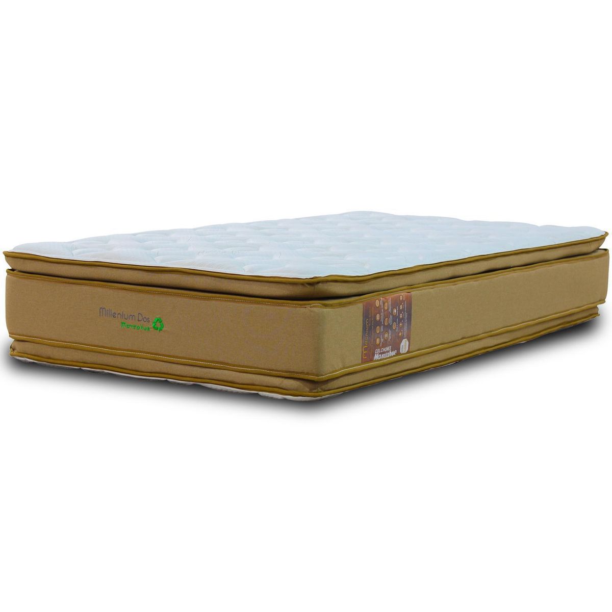 MANTAHUE - Colchón High Resilience Millenium Dos 1.5 plazas