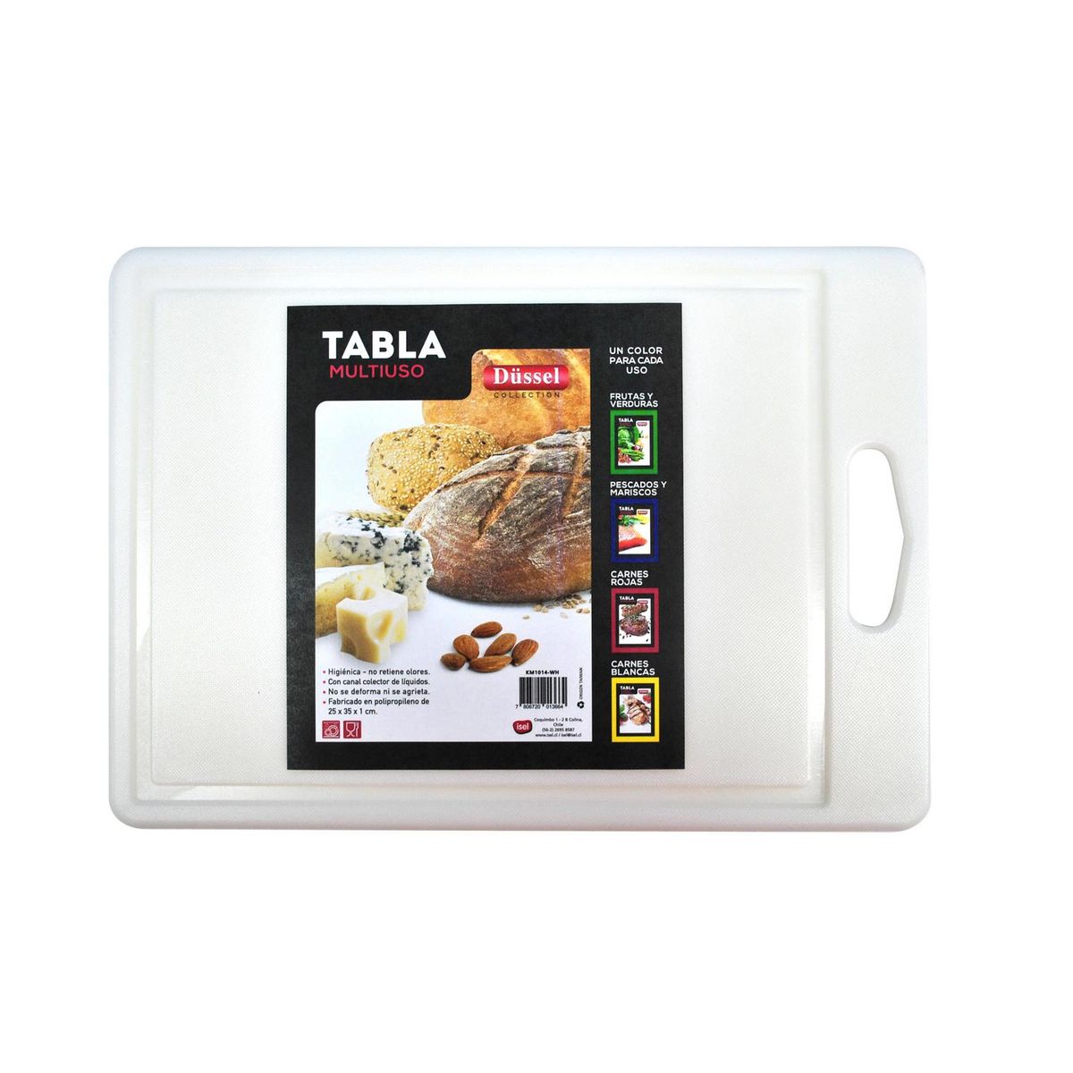 DUSSEL - Tabla cortar 25x35 cm blanca