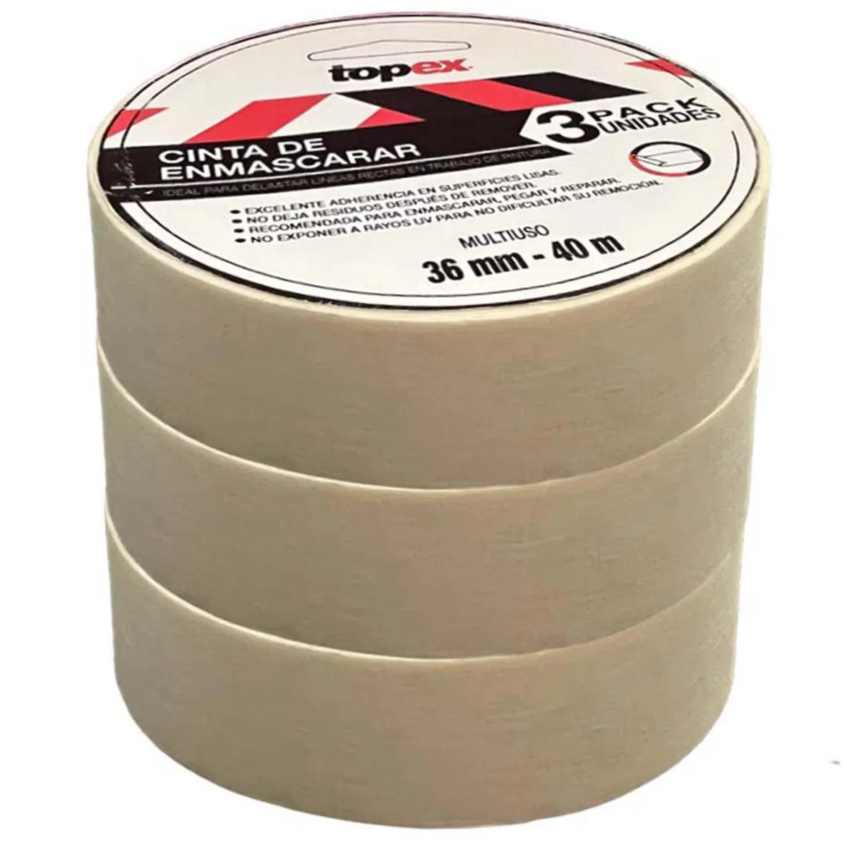 REX - Pack cinta de enmascarar topex 36 mm