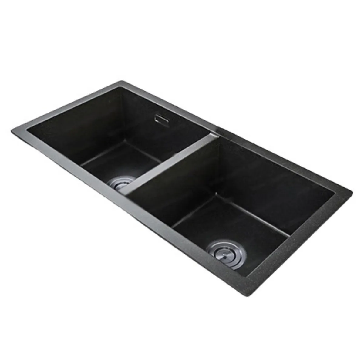 TEBISA - Lavaplatos de Empotrar Bajo Cubierta 2 Cubeta(s) 43x25x25 cm Acero inoxidable