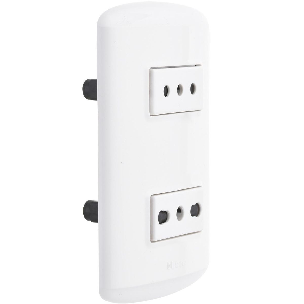 BTICINO - Tomacorriente doble 10A +10-16A Blanca