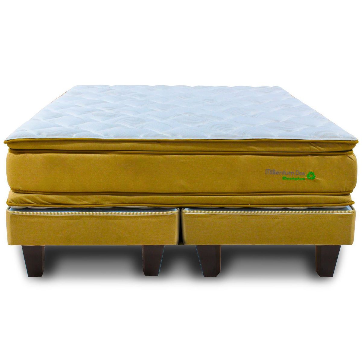 MANTAHUE - Cama Super king Europea High Resilience Millenium 2 Arena Oscuro