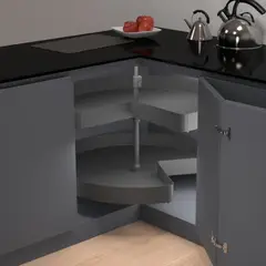 KUTZ - Bandeja giratoria para mueble 900mm antracita