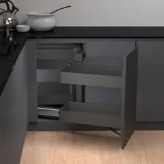 KUTZ - Rincón mágico derecho para muebles 900mm antracita