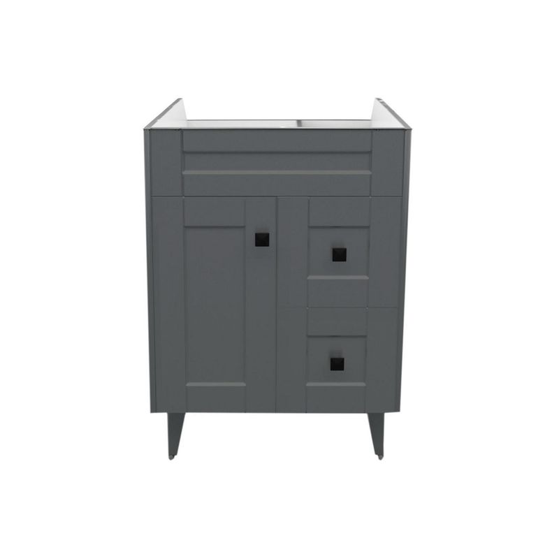 DOMSA - mueble vanitorio deluxe n60 cm gris (sin cubierta)