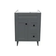 DOMSA - Mueble vanitorio deluxe n60 cm gris (sin cubierta)