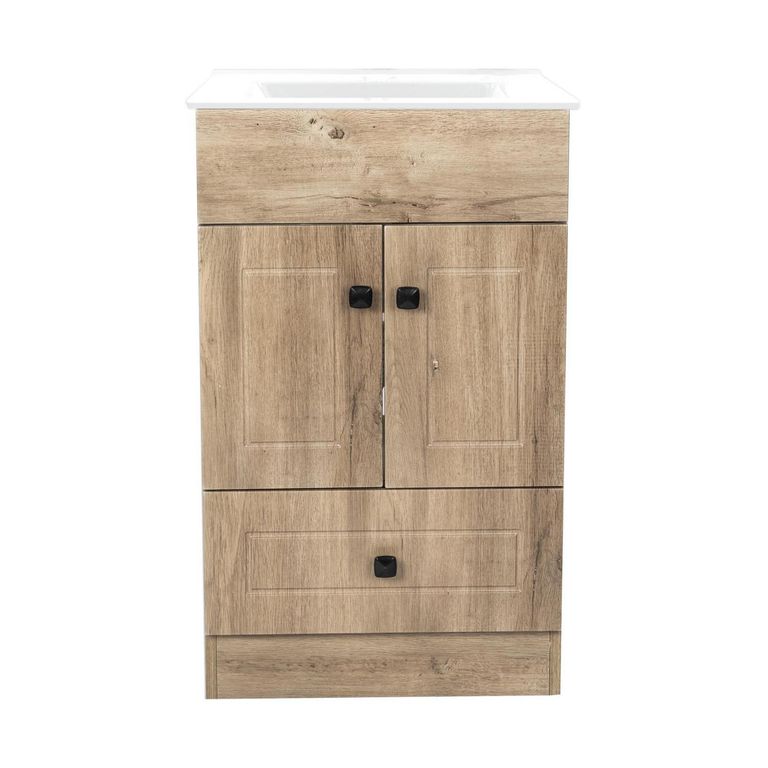 Kit mueble vanitorio ph wood 50c 50x40x80 cm