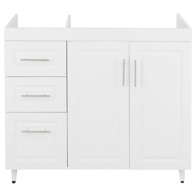 DOMSA - Mueble Base de Cocina Blanco c/derecha sin Cubierta 98x49x90 cm