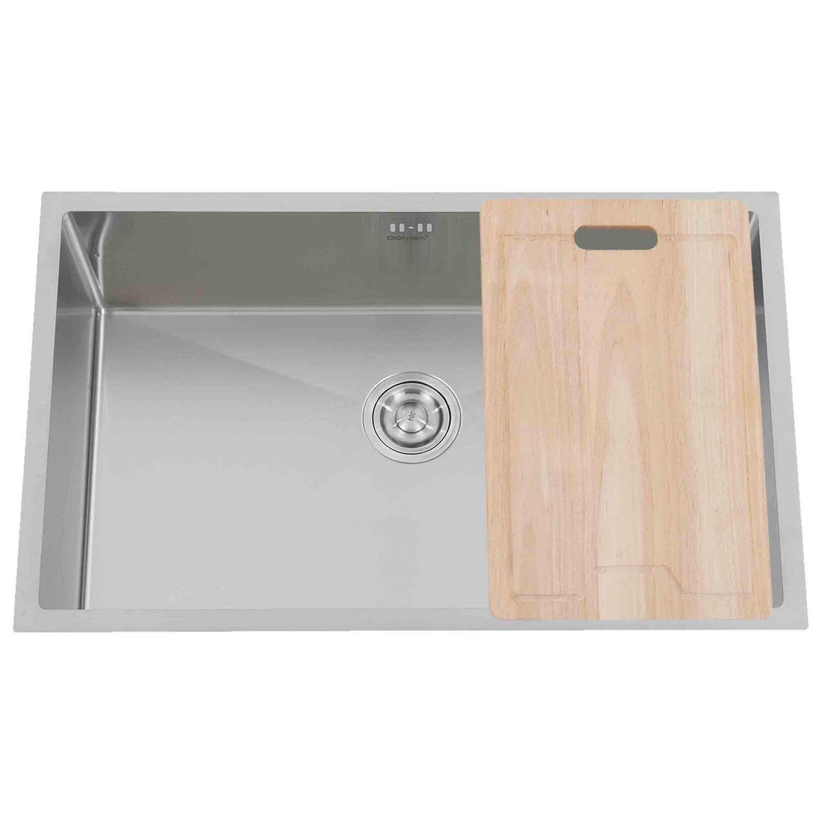 DOMSA - Lavaplatos Bajo Cubierta 1 Cubeta(s) 80x21x50 mm Acero inoxidable