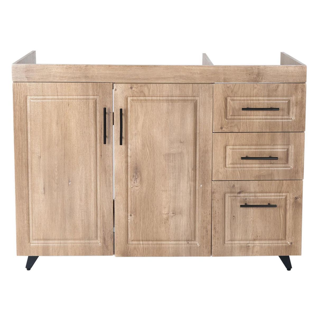 DOMSA - Mueble base de cocina wood c/derecha sin cubierta 98x49x90