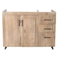 DOMSA - Mueble base de cocina wood c/derecha sin cubierta 98x49x90