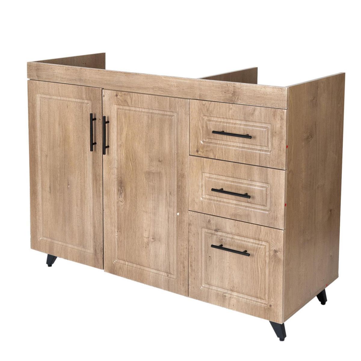 DOMSA - Mueble base de cocina wood c/derecha sin cubierta 98x49x90