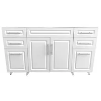 Mueble base de cocina blanco sin cubierta 148x49x90
