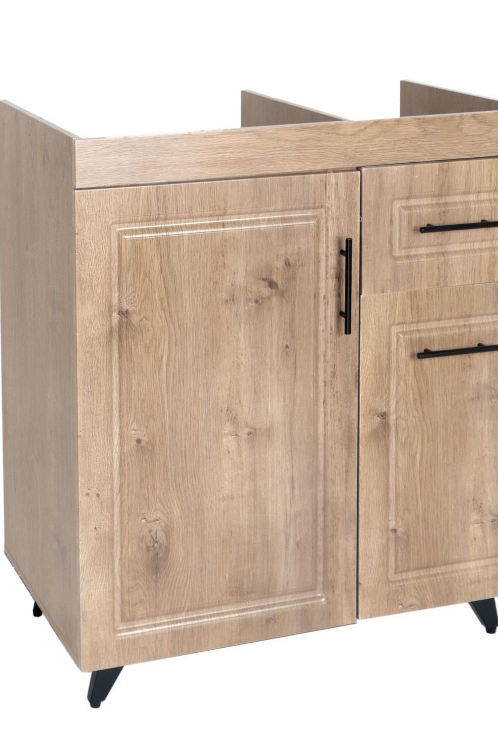DOMSA - Mueble base de cocina wood c/derecha sin cubierta 78x49x90