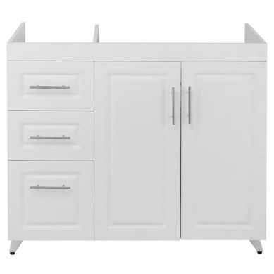 mueble base de cocina blanco c/izquierda sin cubierta 118x49x90