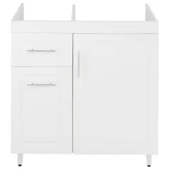 DOMSA - Mueble Base de Cocina Blanco c/izquierda sin Cubierta 78x49x90 cm