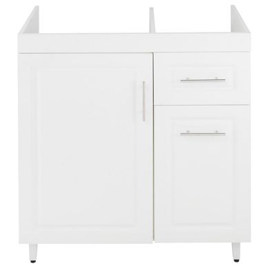 Mueble base de cocina blanco c/derecha sin cubierta 78x49x90
