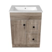 Kit mueble vanitorio ph wood 60c 60x40x80 cm