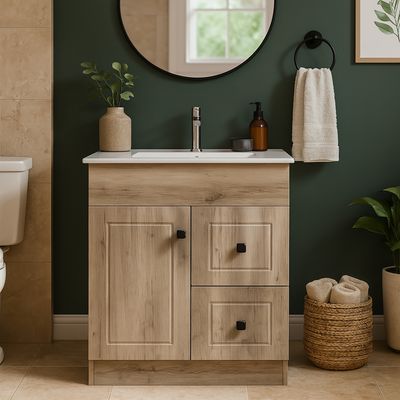 Imagen 2 del producto Kit mueble vanitorio ph wood 60c 60x40x80 cm