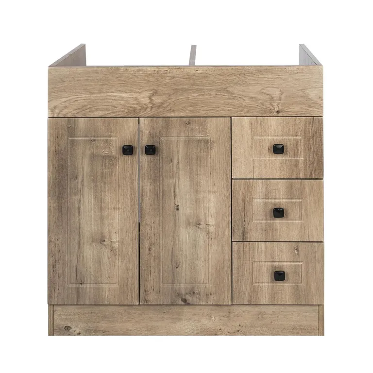 Mueble vanitorio 80 cm wood (sin cubierta)