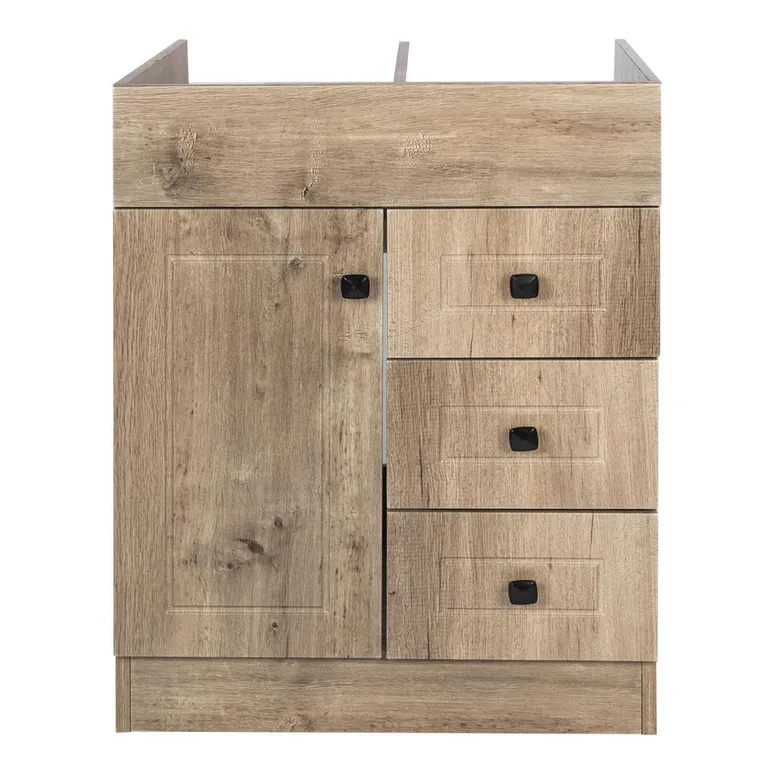 Mueble vanitorio 70 cm wood (sin cubierta)