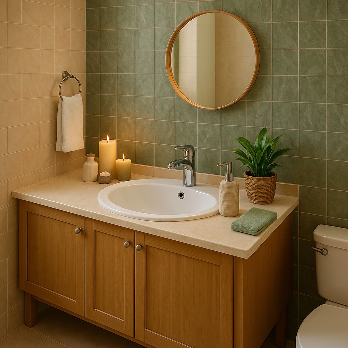 DOMSA - Lavamanos Sobrepuesto Forma Ovalada Loza 36x16x41.5 cm Blanco