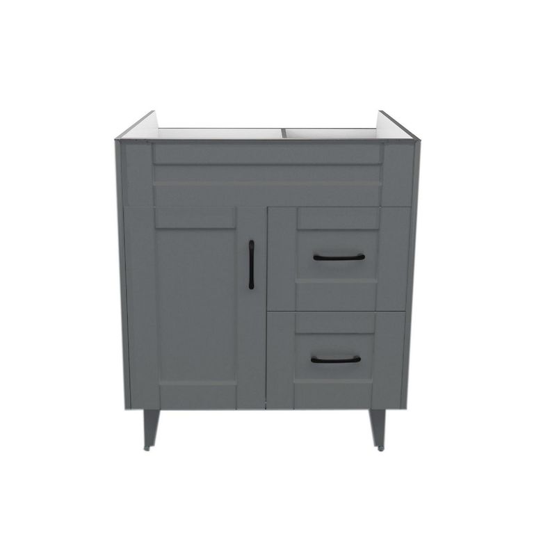 Mueble vanitorio deluxe 70 cm gris (sin cubierta)