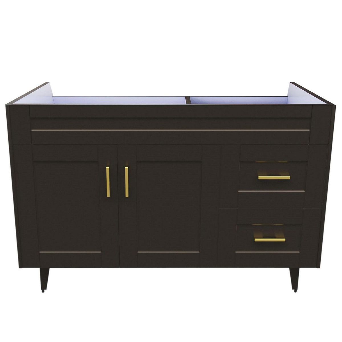 DOMSA - Mueble vanitorio deluxe 120 cm café (sin cubierta)