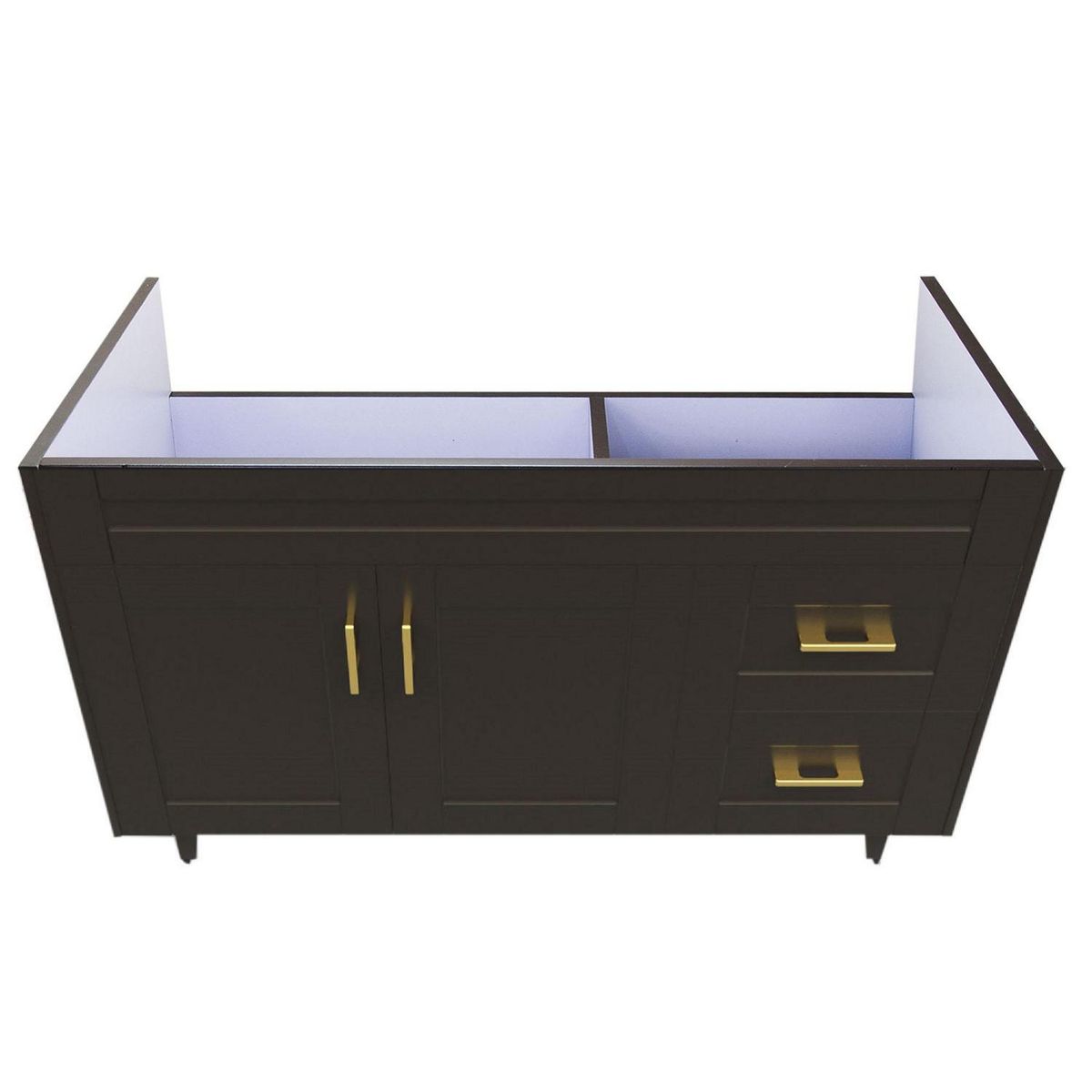 DOMSA - Mueble vanitorio deluxe 120 cm café (sin cubierta)