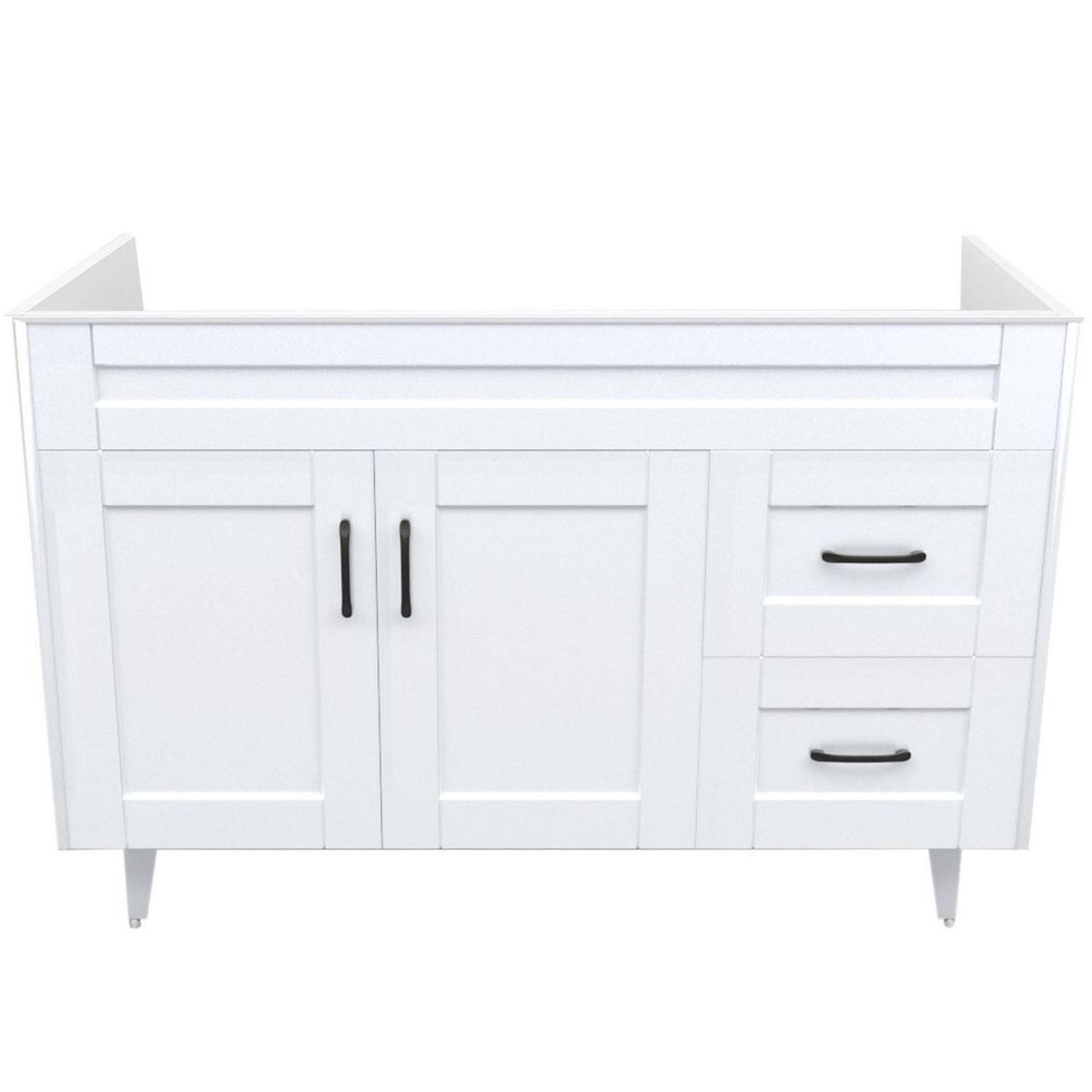 DOMSA - Mueble vanitorio deluxe 120 cm blanco (sin cubierta)