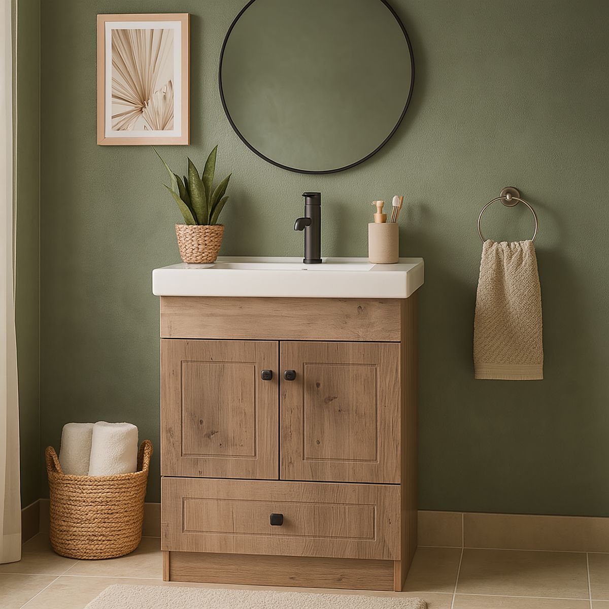 DOMSA - Mueble vanitorio ph 60 cm wood (sin cubierta)