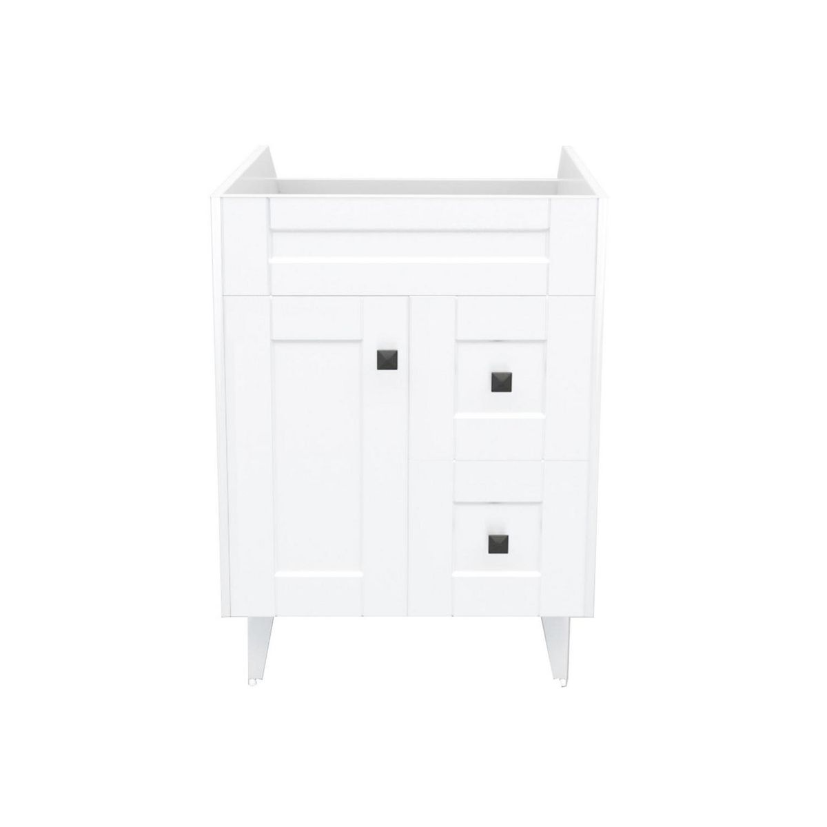 DOMSA - mueble vanitorio deluxe n60 cm blanco (sin cubierta)