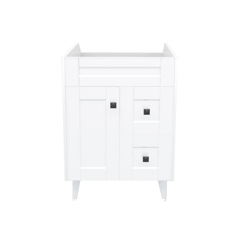 DOMSA - mueble vanitorio deluxe n60 cm blanco (sin cubierta)