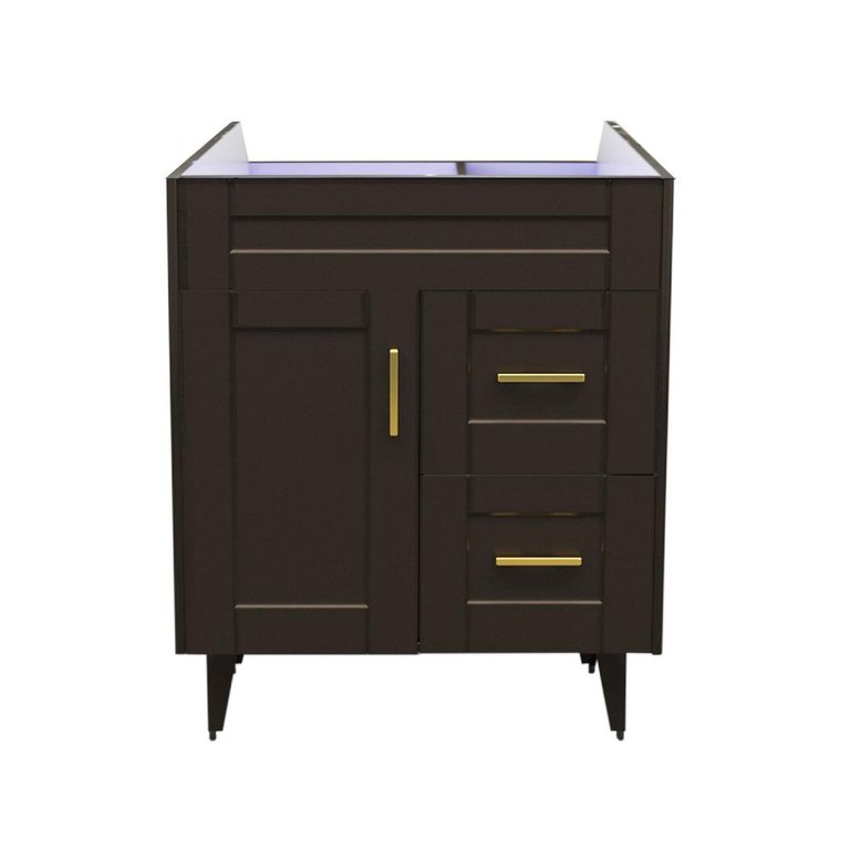 Mueble vanitorio deluxe 70 cm café (sin cubierta)