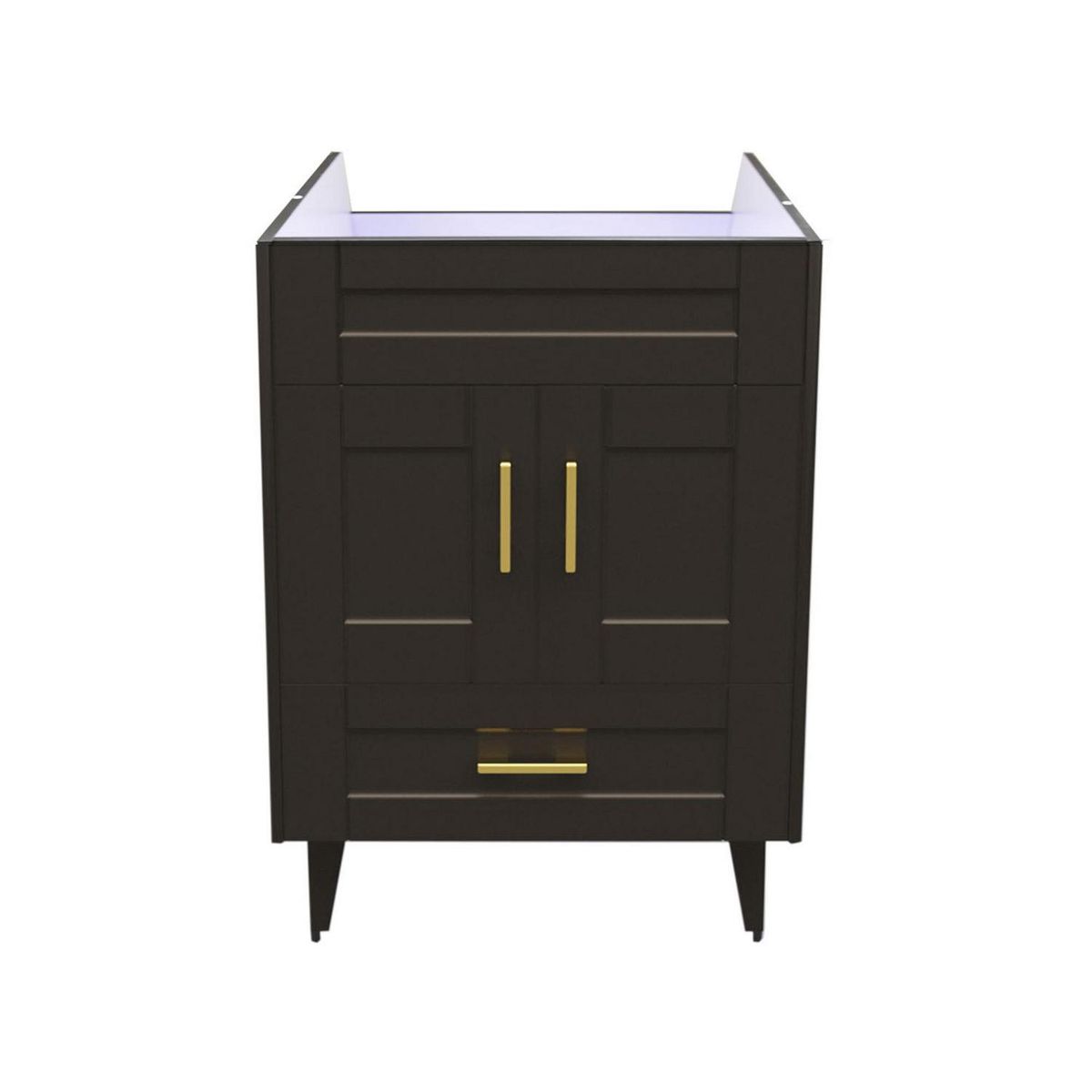 DOMSA - Mueble vanitorio deluxe b60 cm café (sin cubierta)