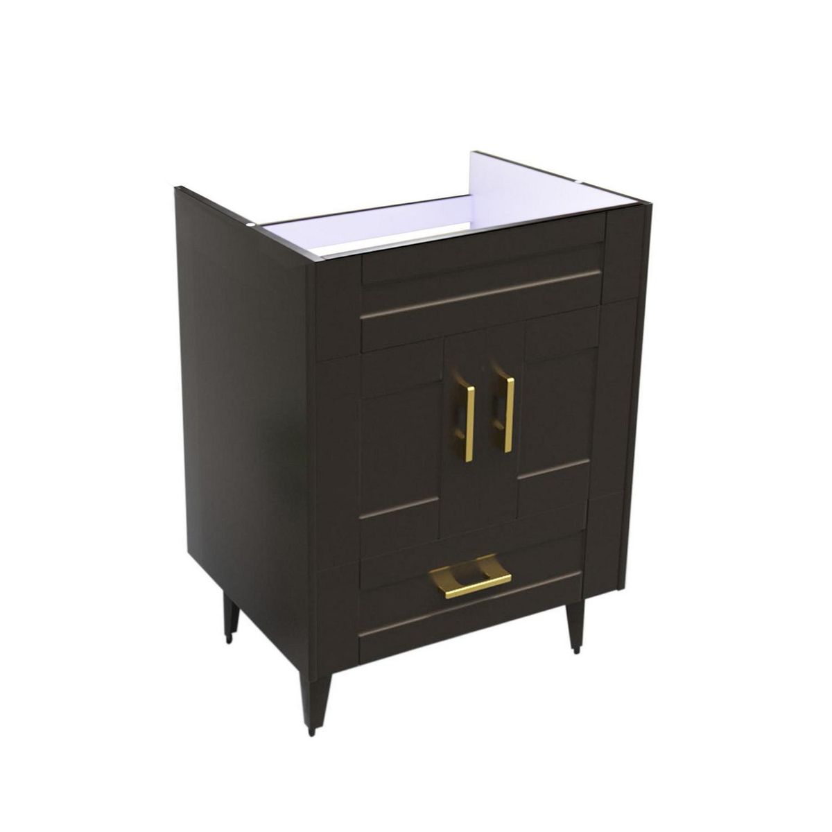 DOMSA - Mueble vanitorio deluxe b60 cm café (sin cubierta)