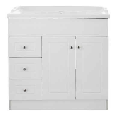 Kit mueble vanitorio phi blanco f 100x47x80 cm